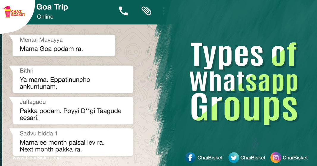 10 Types of WhatsApp Groups We Usually Come Across!