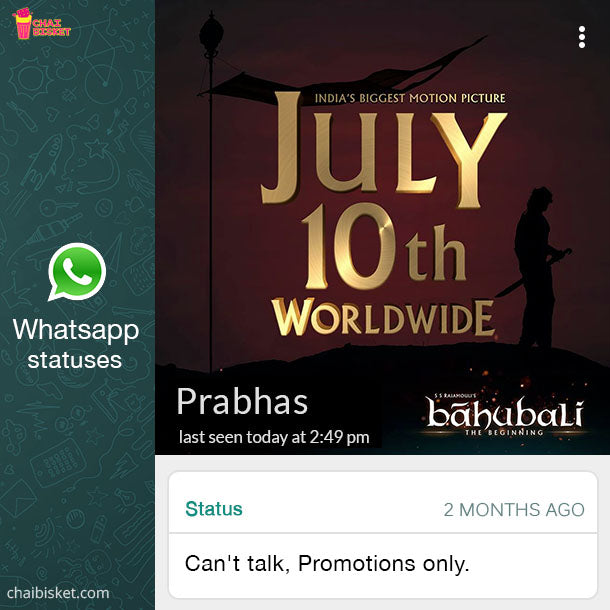 What If... Our Tollywood Stars Had Suitable Whatsapp Statuses?!