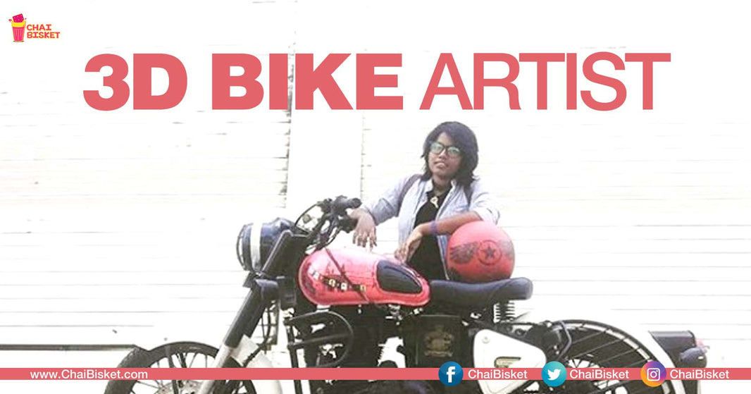 Meet Satyaveni, India's First Woman 3D Bike Artist Who Turns Vehicles Into Surreal Beasts