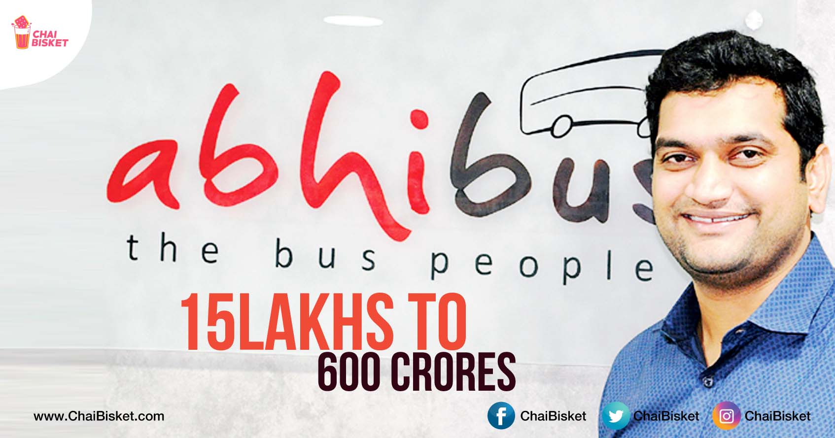 AbhiBus Story: How An Ordinary Guy From Guntur Found A 600 Crore Turnover Company