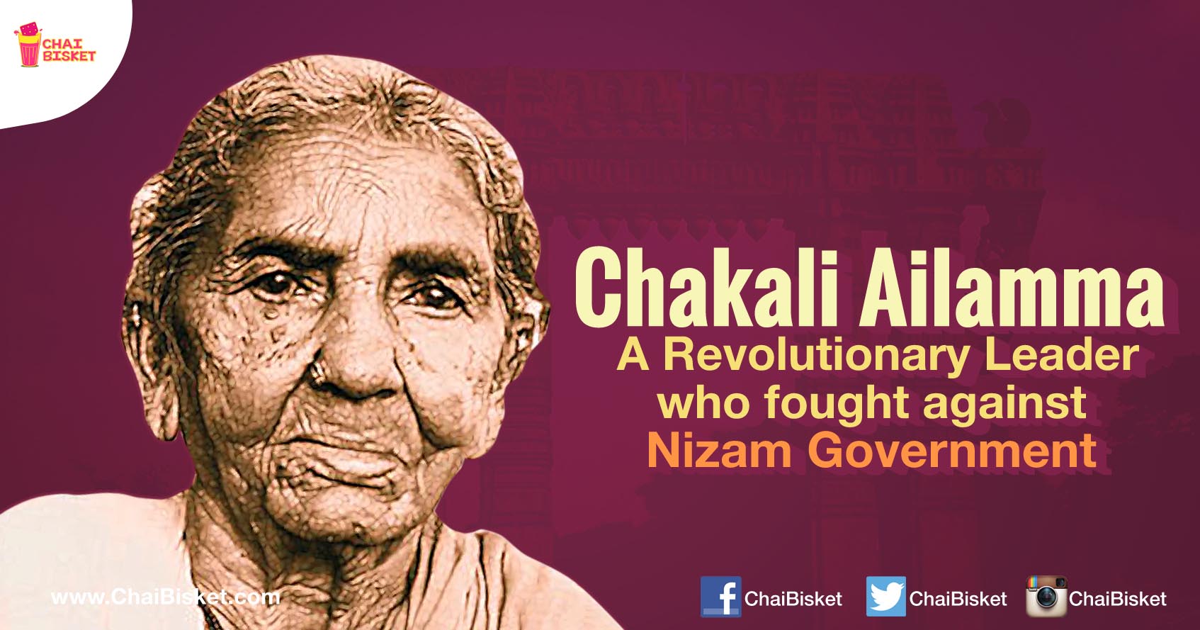 Everything You Need To Know About The Rebellious Telangana Leader - Chakali Ailamma!