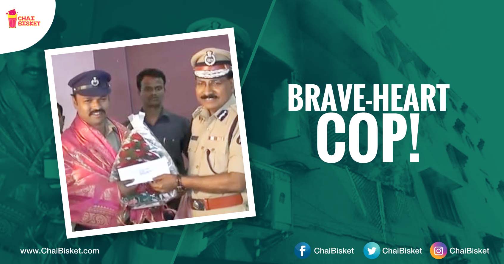 This Hyderabadi Cop's Brave Act Saved The Lives Of Over 20 People From A Building On Fire!