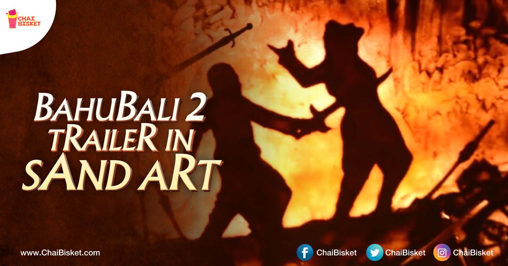 This Video Showing Moments From The Trailer Of Baahubali - The Conclusion In Sand Art Is Epic!