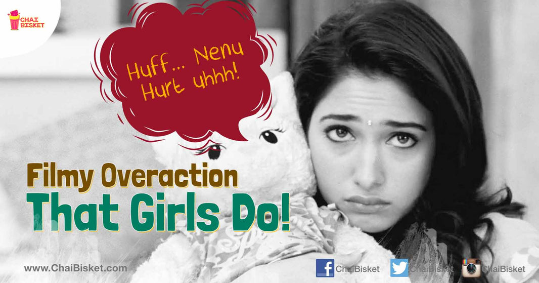 9 Times When Girls Do Filmy Overaction Trying To Imitate Scenes From Tollywood Movies!