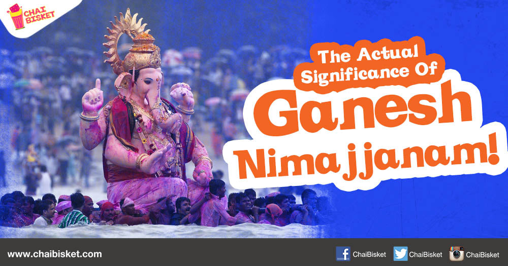 Presenting The Origins Of Practice Of Ganesh Nimajjanam & Its Significance