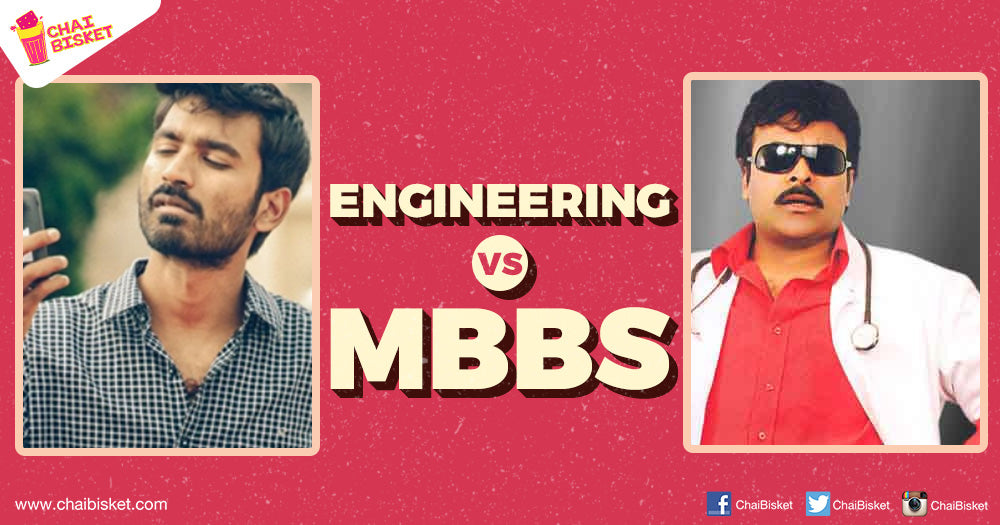 12 Differences That We Commonly Observe Between Engineering And An MBBS Students!