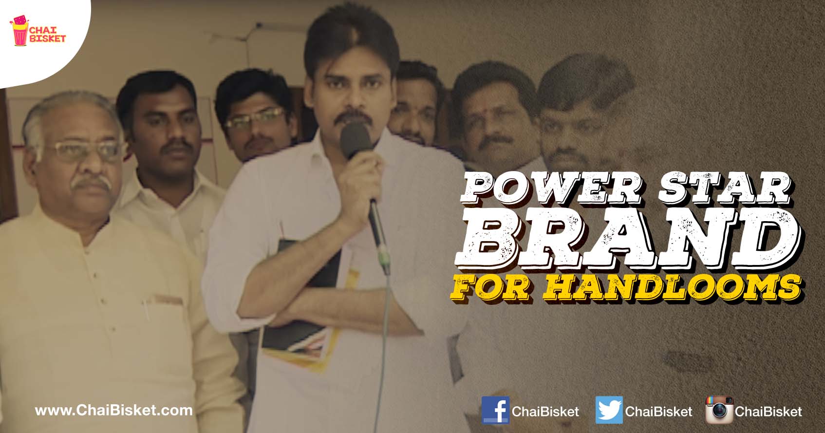 Pawan Kalyan Signs On As The Brand Ambassador For The Handloom Industry In AP & TG!