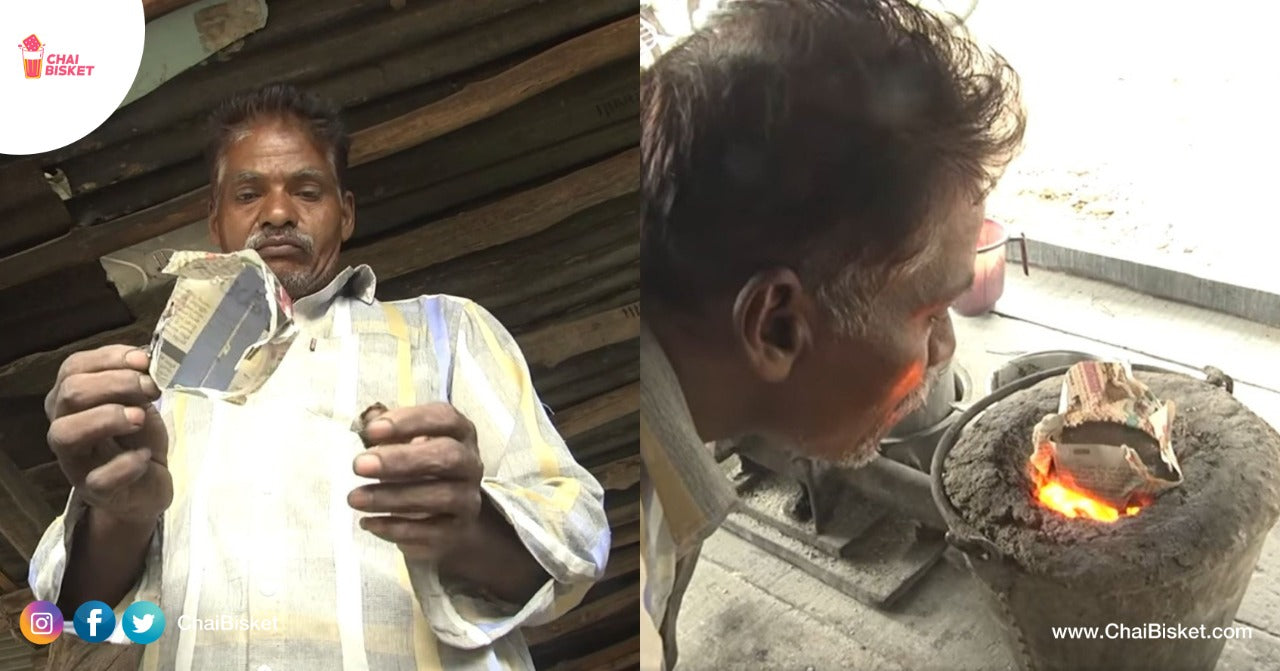 Paper Chai: How This Adilabad Chai Wala Is Brewing Tea With Newspaper Bowls