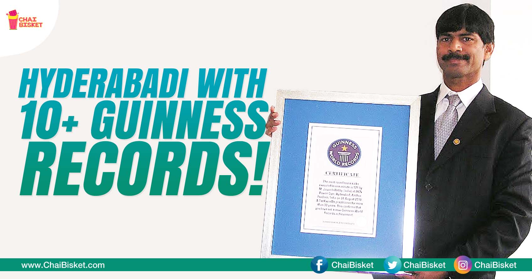 Meet The Hyderabadi Martial Artist Who Holds More Than 10 Guinness Records!