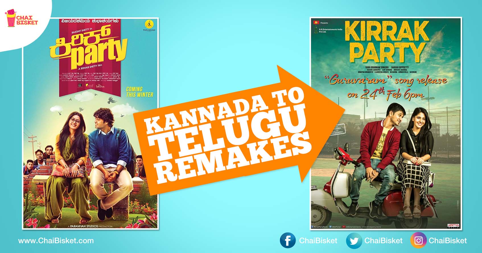 20 Popular Kannada Films That Have Been Remade Into Tollywood!