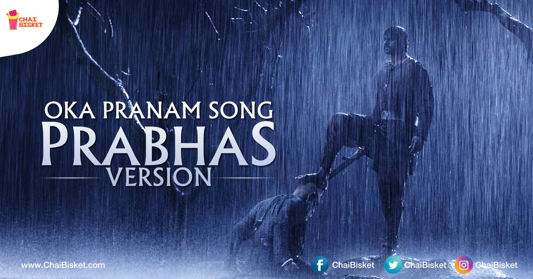 You must Check Out The Lyrics Of 'Oka Pranam' Re-written As A Tribute To Prabhas!