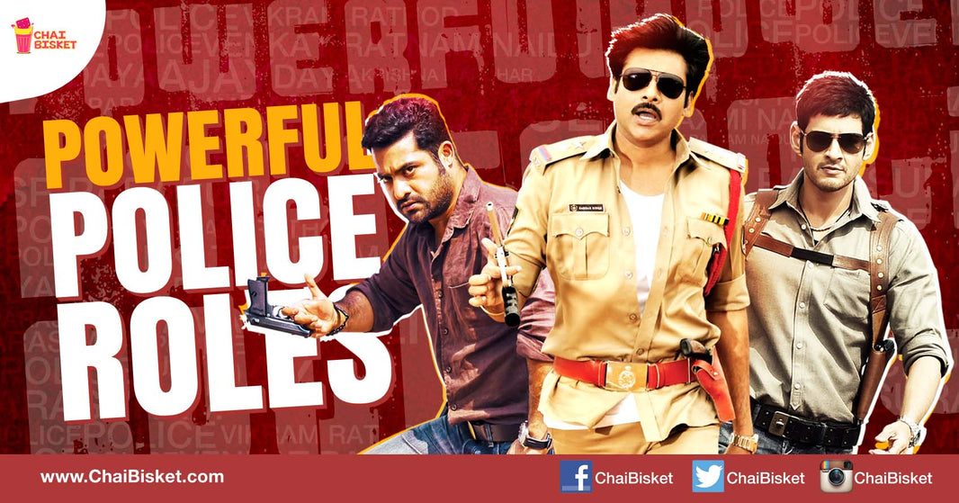 18 Times Tollywood Heroes Played Powerful Police Characters!