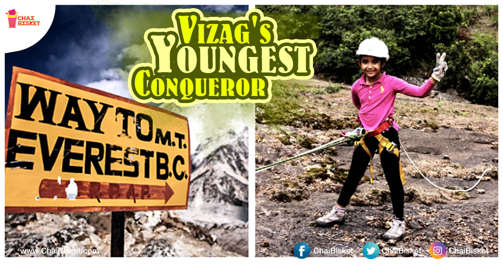 Meet The Youngest Girl From Vizag Who Scaled One Of The Highest Peaks In The Himalayas!