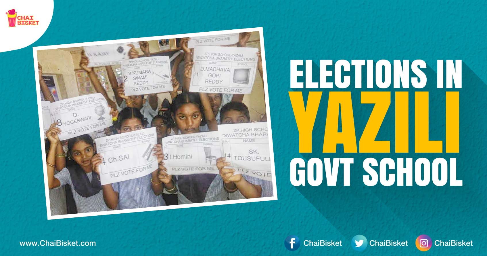 This Government School In Yazili Is Conducting Student Elections To Educate Students About The Process!