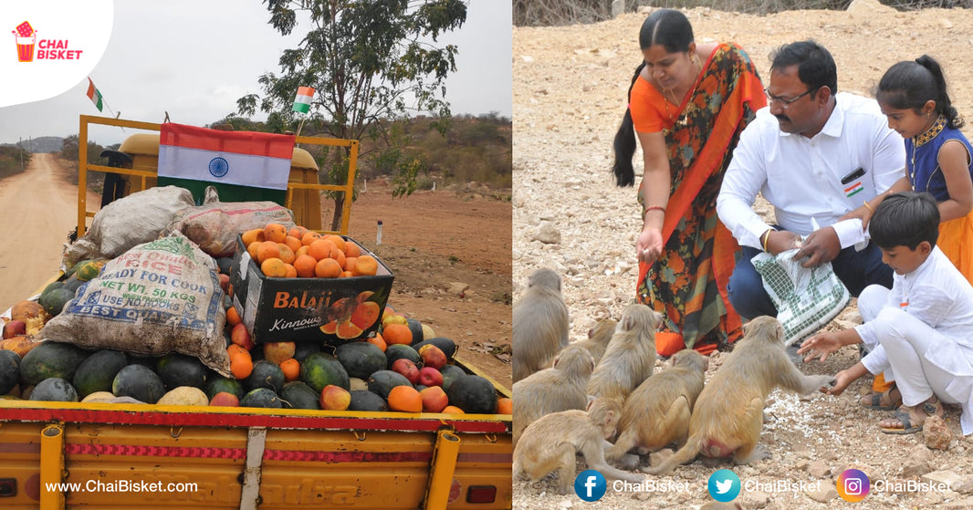 Meet Mohan, The Man Who Spends 25,000 Monthly For Roadside Monkeys