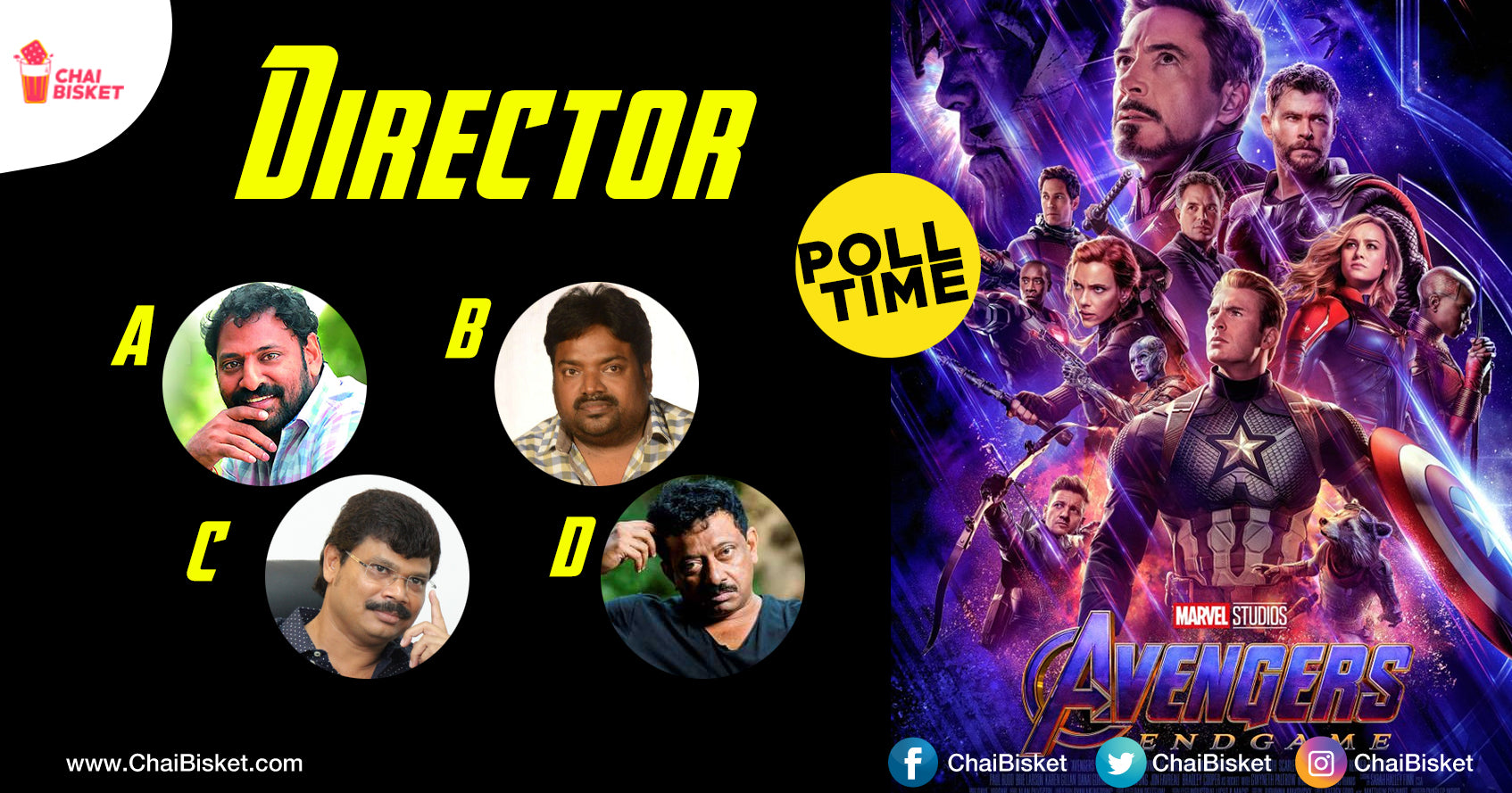 Avengers Telugu Lo Teesthe: Choose Your Crew