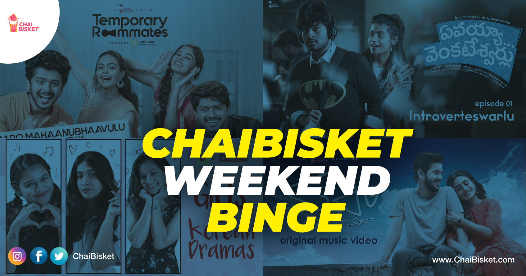 This Dussehra Long Weekend, Checkout And Binge Our Fresh Content From Chaibisket Family