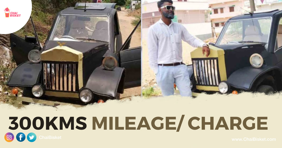 How This Mechanical Engineering Graduate From Khammam Made An Electric Car That Gives 300KMs Range With A Single Charge