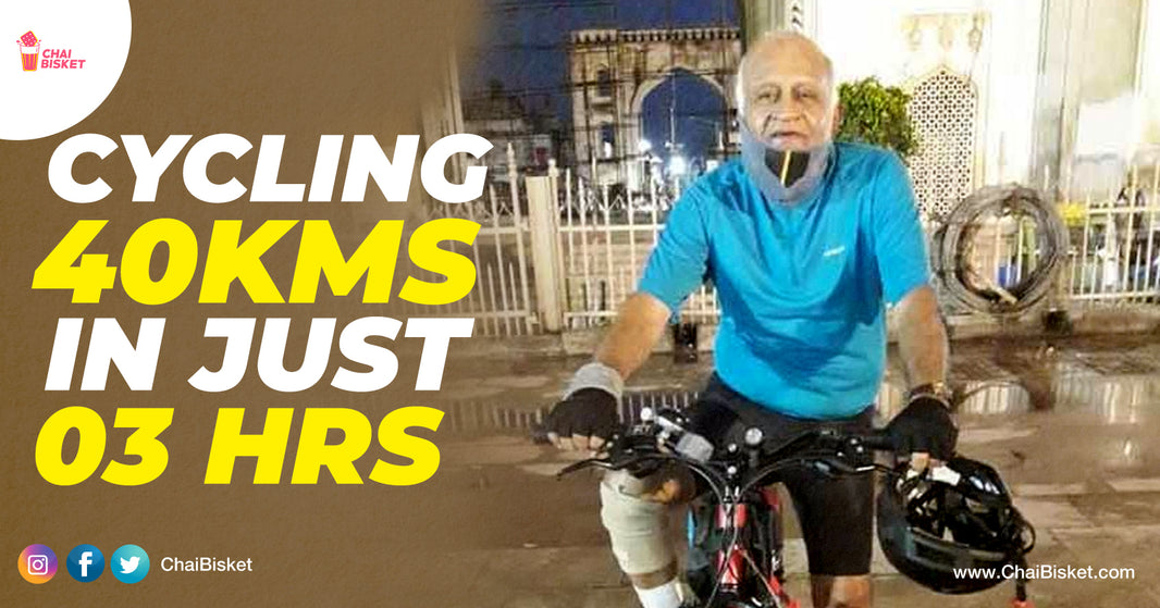 Meet The 75 Year Old Hyderabadi Who Cycles 40KMs In Just 3 Hours