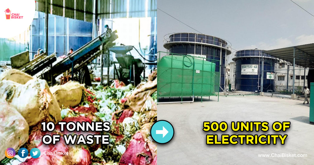 This Vegetable And Fruit Market In Hyderabad Is Converting Its waste Into Biogas To Produce Sustainable Energy