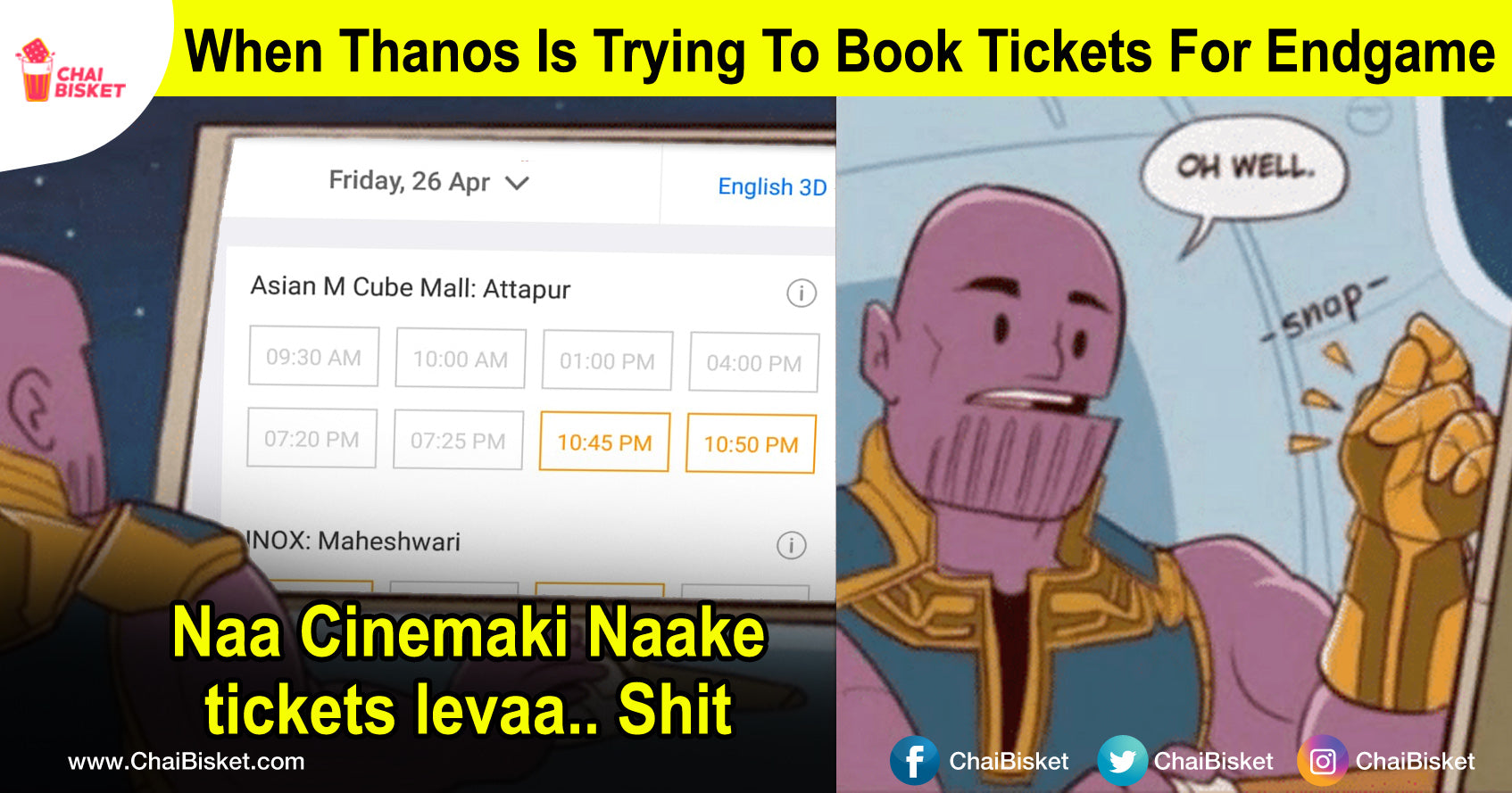 13 Memes You'll Relate To If You're Trying For Avengers Endgame Tix Since Morning