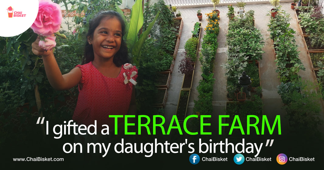 Meet The Incredible Father & Daughter Who Are Growing Flowers & Vegetables On Their Terrace