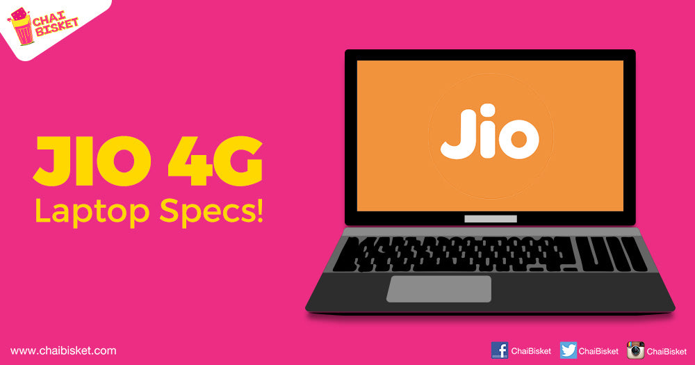 Reliance Currently Working On A Jio 4G Laptop With A Possible 4G SIM Slot!