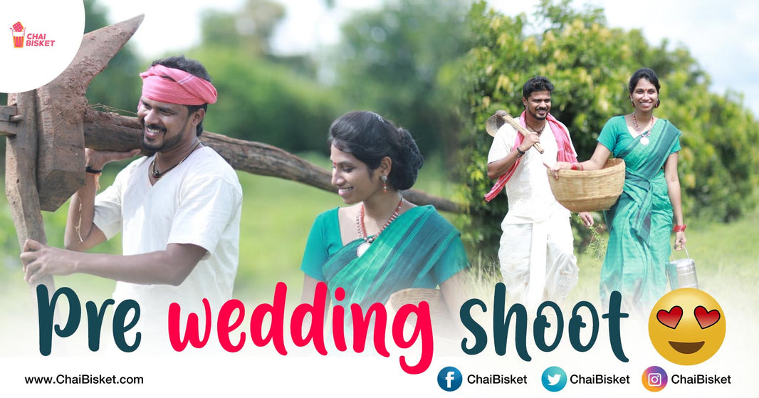 This Software Couple Captured Their Pre Wedding Shoot In Farmer's Attire and Here's Their Story