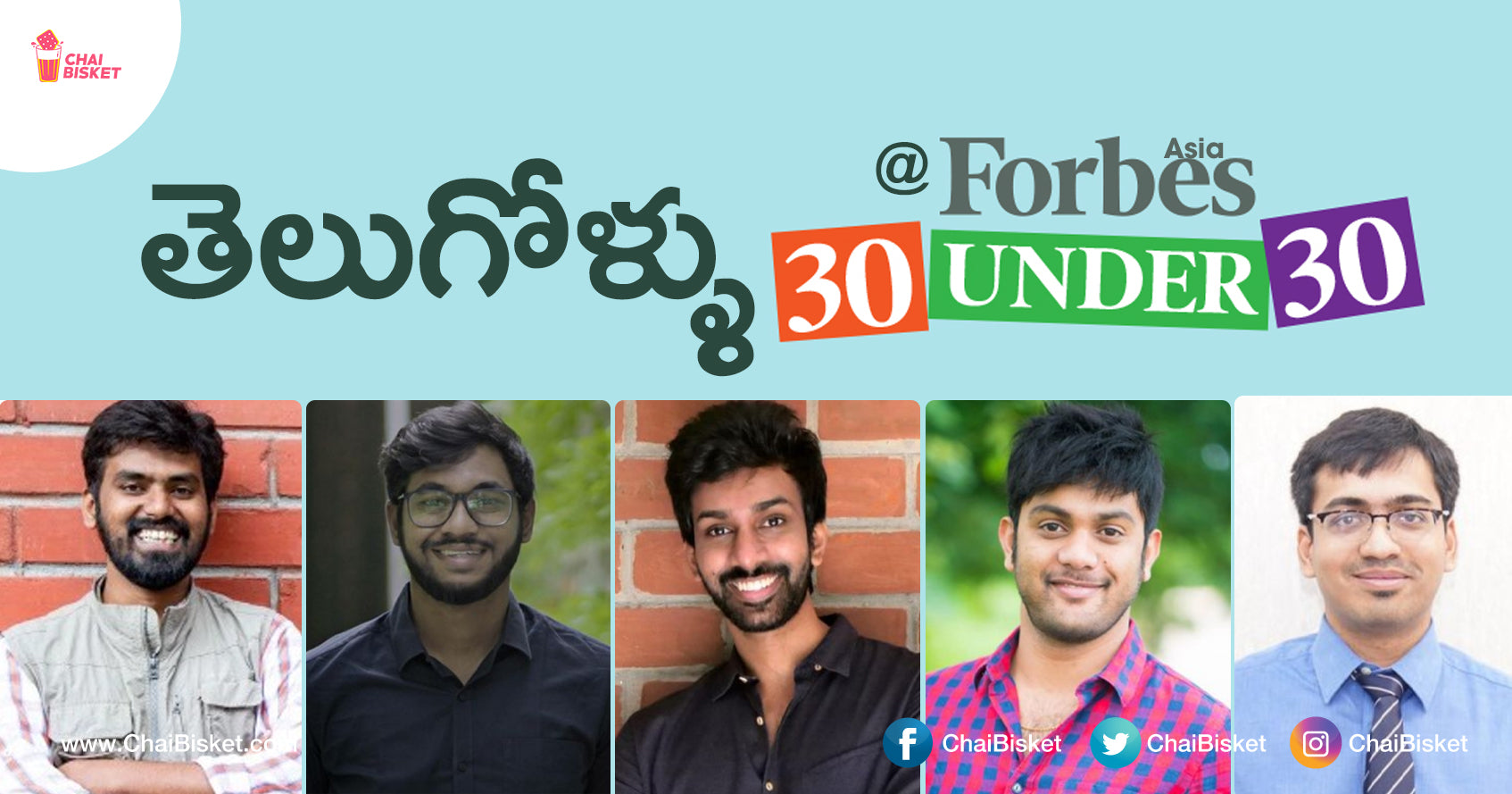 List of Hyderabadi's Who Made It To The Asia Edition, Forbes-30 Under 30 List & Their Stories