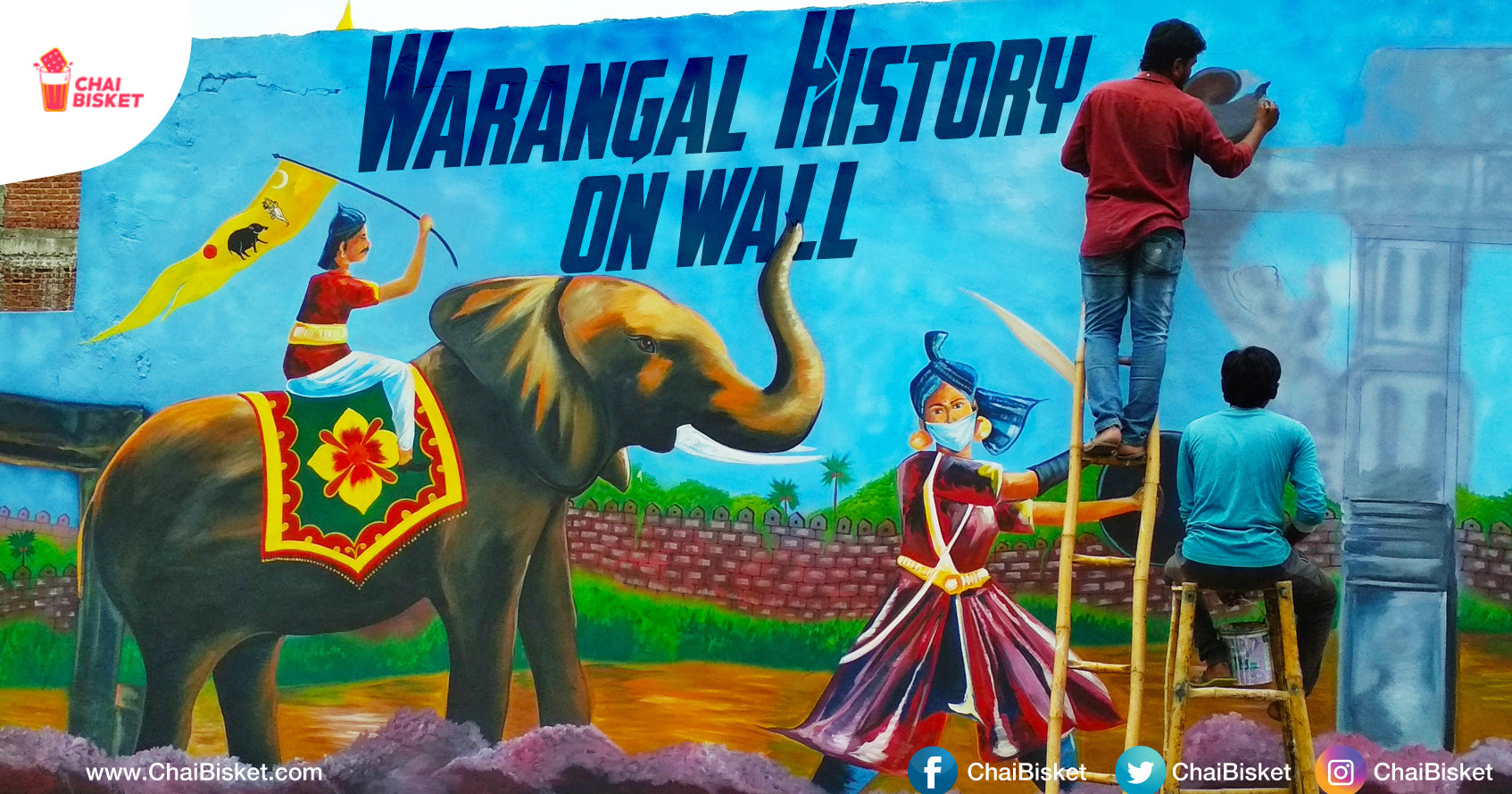 25 Photos Of Warangal People Proudly Painting Their History On Walls